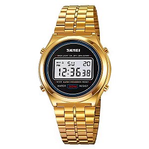 Relógio Unissex Skmei Digital 2146 Dourado