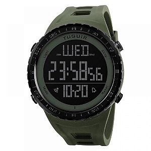 Relógio Masculino Tuguir Digital TG1246 - Verde e Preto