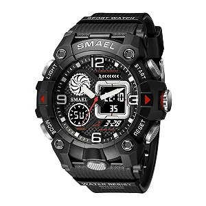 Relógio Masculino Smael AnaDigi 8055 Preto