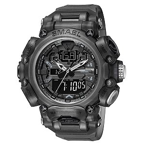 Relógio Masculino Relógio Smael AnaDigi 8053 Preto