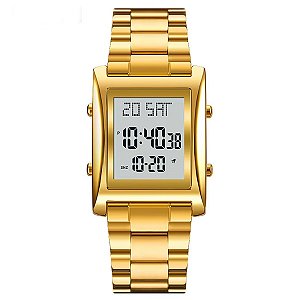 Relógio Masculino Skmei Digital 1812 Dourado