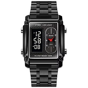 Relógio Masculino Skmei AnaDigi 1868 Preto
