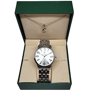 Relógio Feminino Tuguir Analógico TG35099 TG225 Prata