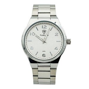 Relógio Unissex Tuguir Analógico 5440G - Prata e Branco