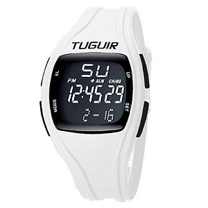 Relógio Unissex Tuguir Digital TG1801 - Branco e Preto