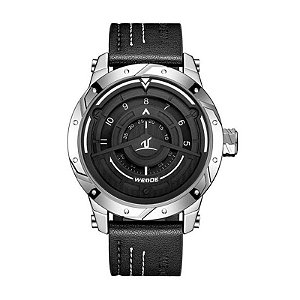 Relógio Masculino Weide Analógico UV-1708 - Preto e Prata