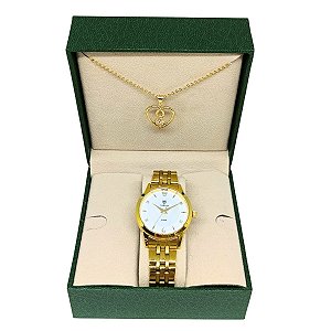 Relógio Feminino Tuguir Analógico 2136 Dourado