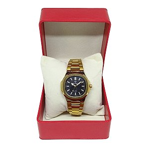Relógio Masculino Tuguir Analógico 9218 Dourado e Preto