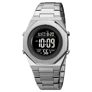 Relógio Masculino Skmei Digital 2066 Prata
