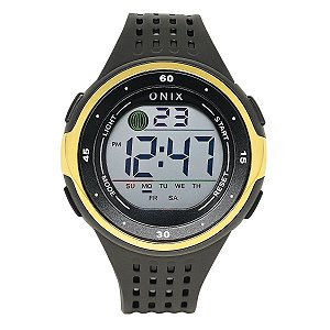 Relógio Masculino Onix Digital IT-860A Preto e Dourado