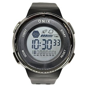 Relógio Masculino Onix Analógico IT-1808 Preto e Prata