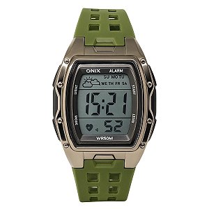 Relógio Masculino Onix Digital IT-18121 Prata e Verde
