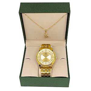 Relógio Feminino Tuguir Analógico 2134 Dourado