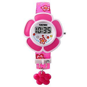 Relógio Infantil Menina Skmei Digital 1144 - Rosa