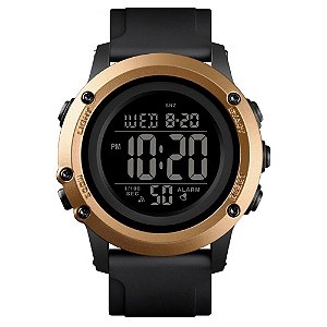 Relógio Masculino Skmei Digital 1506 - Preto e Dourado