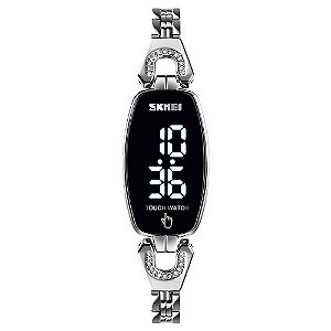 Relógio Feminino Skmei Digital 1588 - Prata