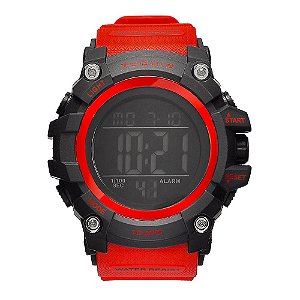 Relógio Masculino Tuguir 10ATM Digital TG109 Preto e Vermelho