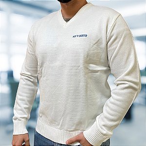 Suéter NTT DATA - Masculino - Branco
