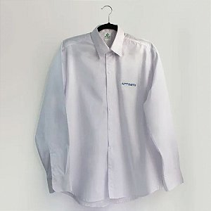 Camisa social NTT DATA - Masculina - Branca