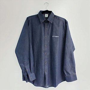 Camisa social NTT DATA - Masculina - Jeans