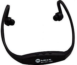 Fone de Ouvido Mox MO-H22 Sports 4GB Azul - Preto