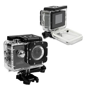 Câmera de Ação e filmadora - wifi SJ4000 LCD 2pol -12MP-FHD Preto