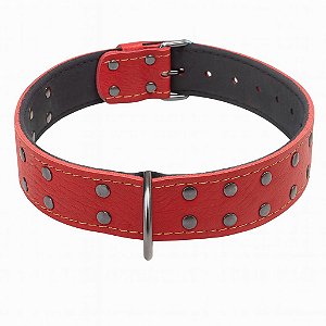 Coleira Spike Vermelha n°9