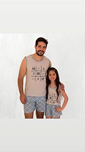 Pijama Jogo da Velha - VERÂO - masculino