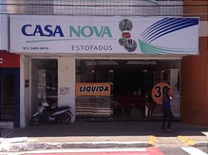FACHADA DAS LOJAS CASA NOVA ESTOFADOS
