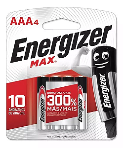 PILHA ENERGIZER MAX "AAA" cod:2771
