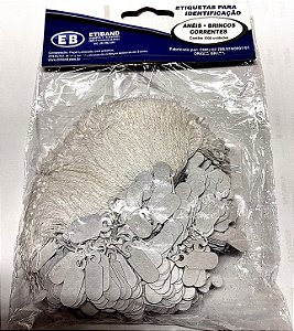 ETIQUETA PEQUENA COM LINHA P/ JÓIAS/ CORRENTES IDENTIFICACAO PCT C/ 1000 cod: 2337