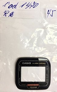 VIDRO "JSV" CASIO 100MTS/W-720 PRATA cod:1471