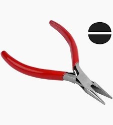 ALICATE IMPORTADO BICO MEIA CANA 115 mm PARA OURIVES Cod: 319