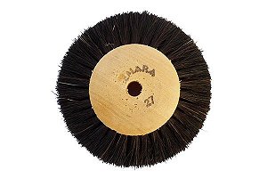 ESCOVA CIRCULAR DE CRINA  nº27B "CLEMARA"  cod:156