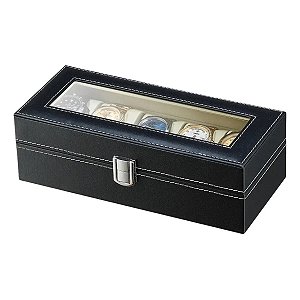 PORTA RELÓGIO MALETA PARA 06 RELÓGIOS - CÓD.: 2844