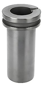 CADINHO GRAFITE PARA FUNDIÇÃO EM FORNO TIPO CAFETEIRA PARA 1 KG COM ANEL DUPLO