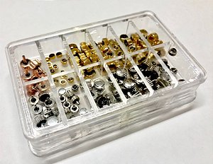 KIT DE COROA PARA RELOGIO QUARTZ TUBO 2.0/2.5  cod:206