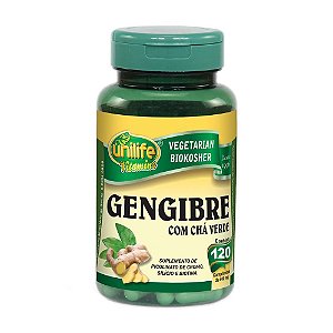 Gengibre com Chá Verde - 400MG - 120 comprimidos Gengibre com Chá Verde - 400MG - 120 comprimidos
