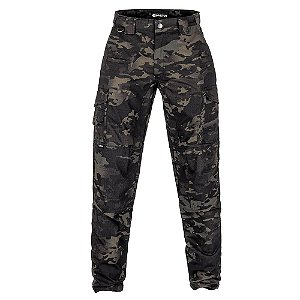 Cal&ccedil;a Invictus Guardian Multicam Black com 10 Bolsos