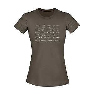 Camiseta Feminina Invictus T-Shirt Concept Arsenal