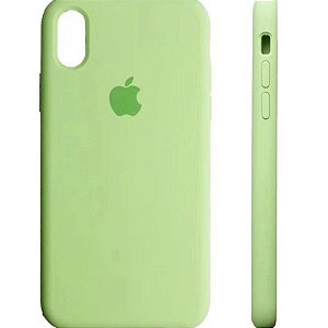 Capas para Celulares - Capa Iphone XR e XS Silicone Case Apple Verde Agua -  Felcarri
