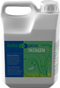 Fertilizante para Pastagem - Aminoácidos + Nitrogênio + Fósforo - Amino Peixe Pastagem 5 litros