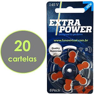 Extra Power 312 (PR41) chez pilesAUDITIVES.nl