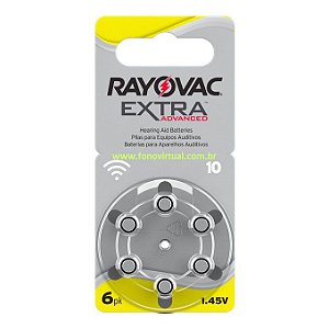 Bateria RAYOVAC - Modelo 10 / PR70 - Para Aparelho Auditivo