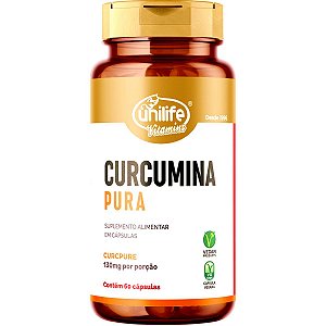 Curcumina Pura Curcpure Unilife 60 Cápsulas - Vegano