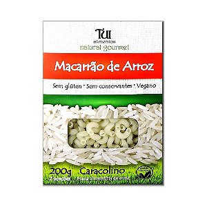 Macarrão Caracolino de Arroz Sem Glúten Tui Alimentos 200g