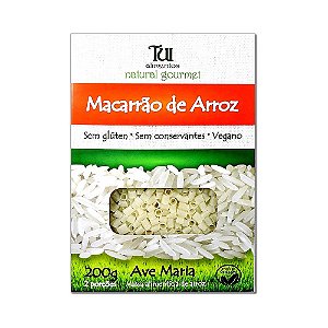 Macarrão Ave-Maria de Arroz Sem Glúten Tui Alimentos 200g