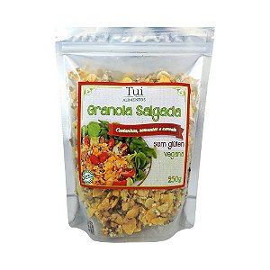 Granola Salgada Sem Glúten Tui Alimentos 250g