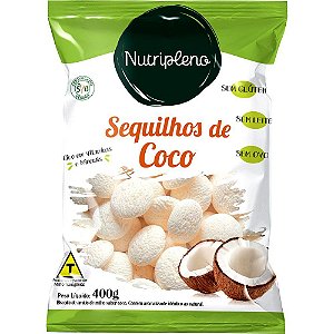 Sequilhos Sem Glúten Coco Nutripleno 400g