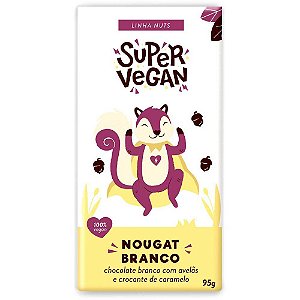 Chocolate Branco C/ Avelãs e Crocante Caramelo Super Vegan 95g